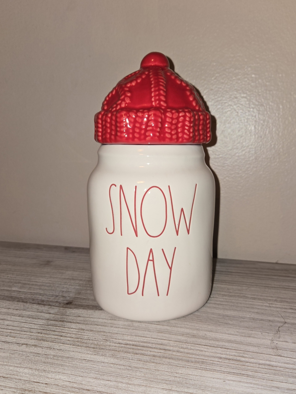 Rae Dunn Snow Day Canister